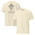 Unto Good Genesis 50:20 t-shirt in ivory, front and back
